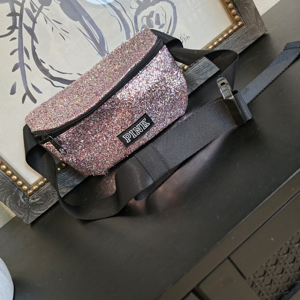 PINK Victoria's Secret Glitter Fanny Pack - Multicolor